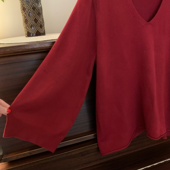 French Connection Oversized Wide Sleeve Sweater, Size Small - Picture 2 of 9